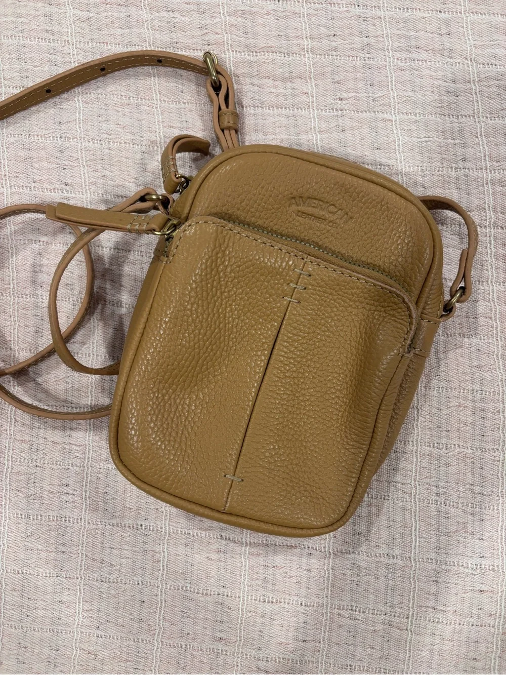 American Leather Co. compact tan